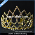 Cheap gold kings and queen crown for sale